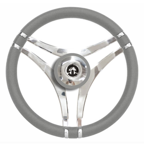 VS15 Steering Wheel -  Diameter 350mm - Grey - 62.00891.02 - Riviera 